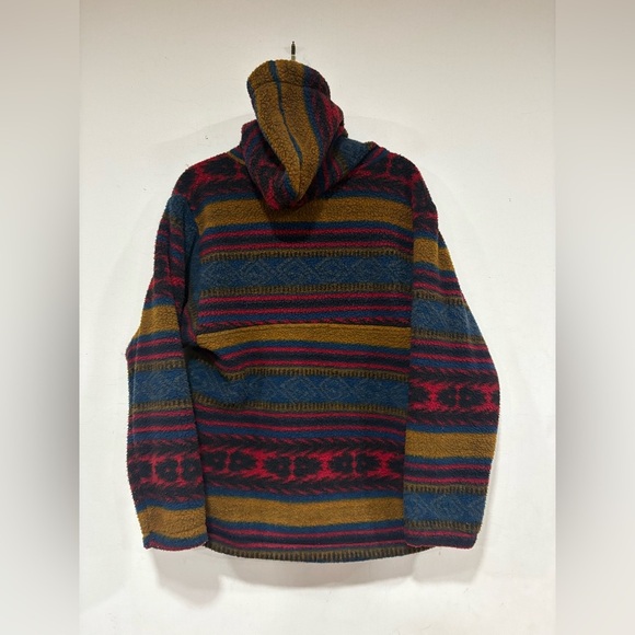 Vintage Kenyon Polartec Hooded Sweater Small Fleece Aztec Made in USA Synchilla - Picture 2 of 9